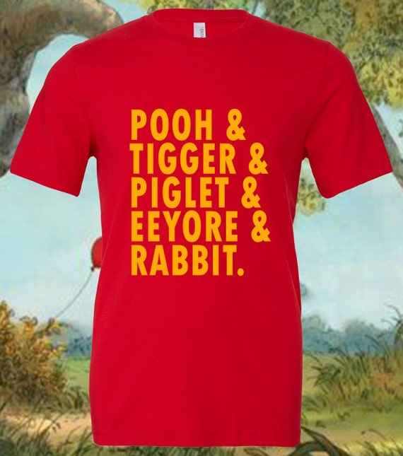 red pooh shirt