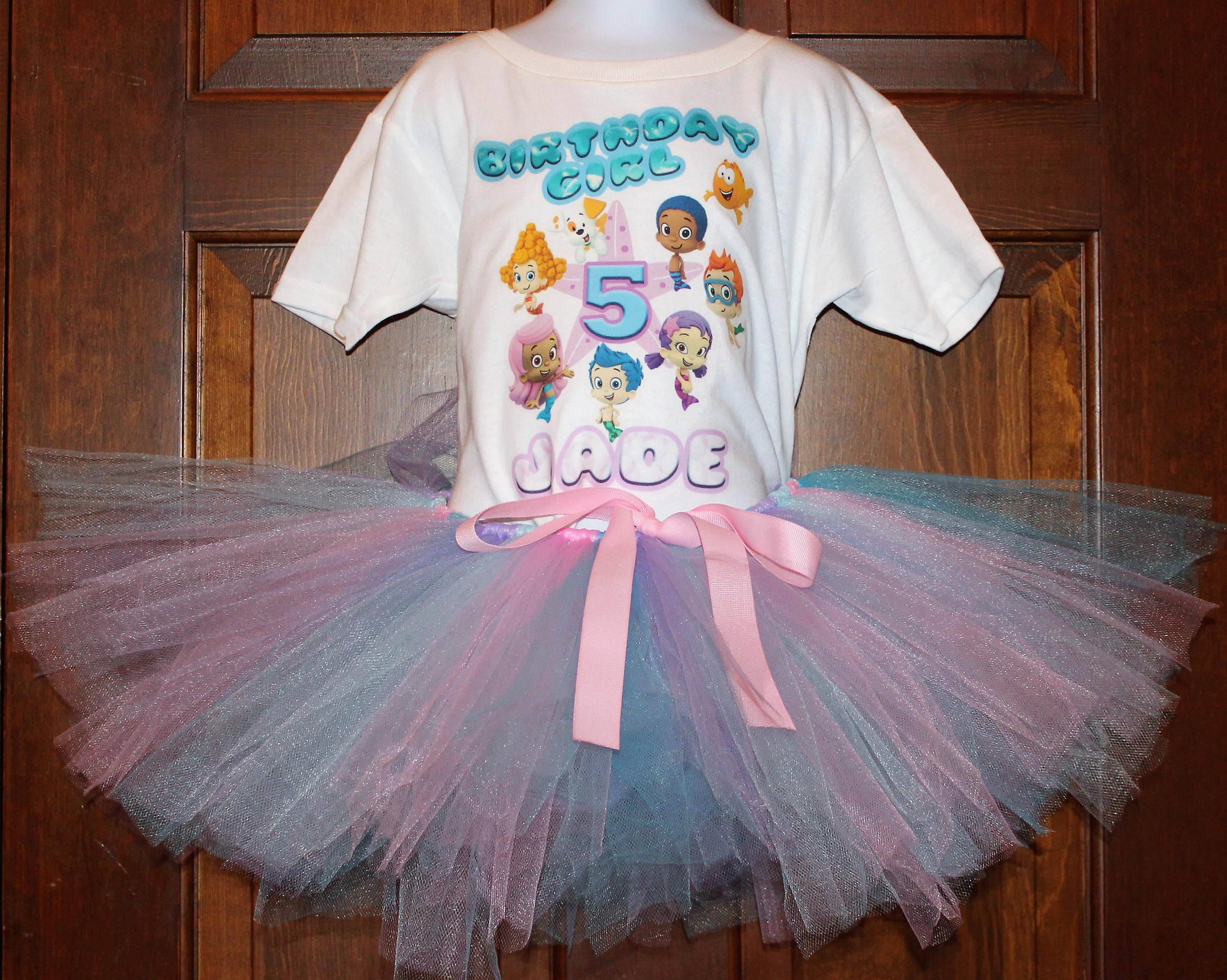 bubble guppies tutu birthday outfit