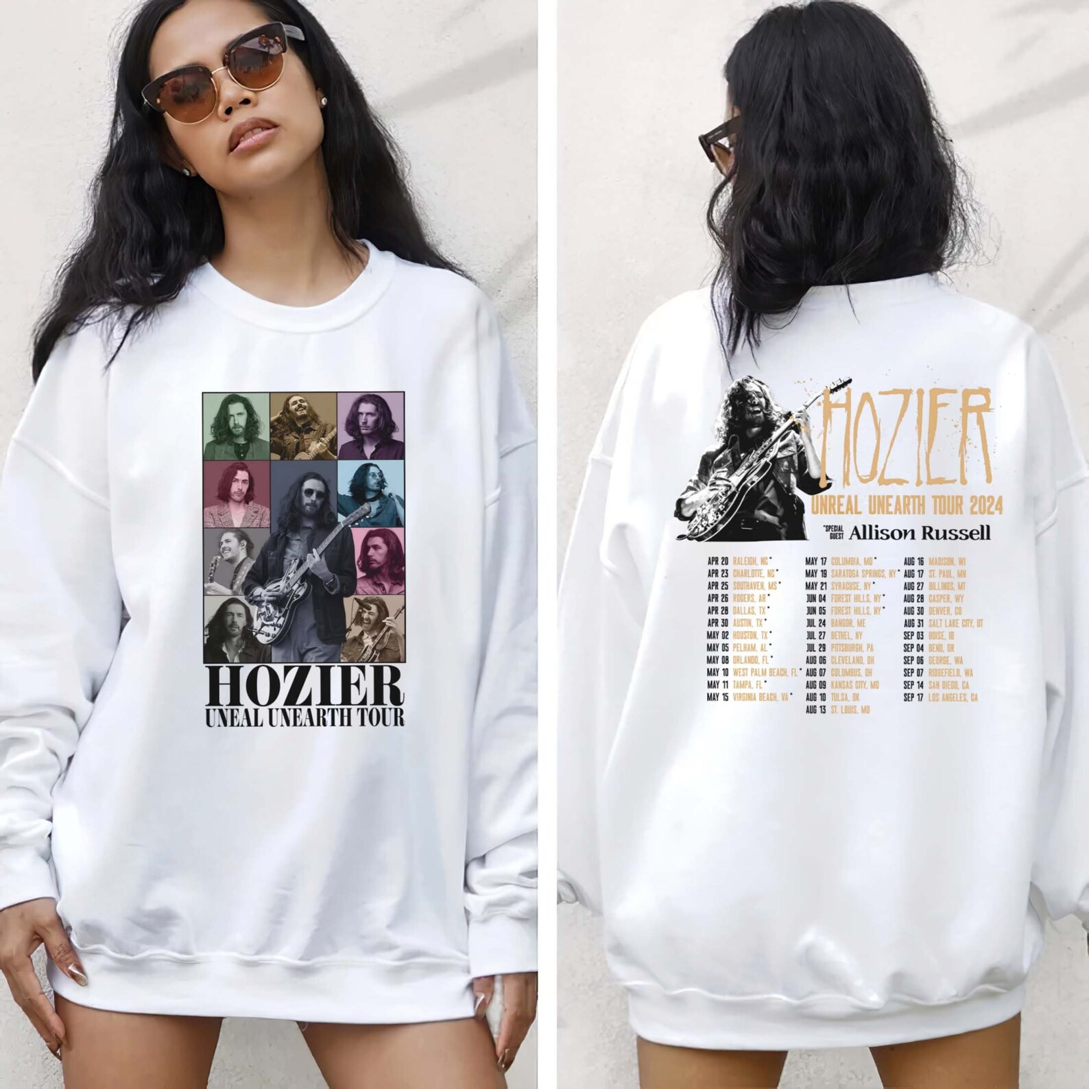 2025 Hozier Tour PNG, Hozier Unreal Unearth Tour 2025 Png, Hozier Tour