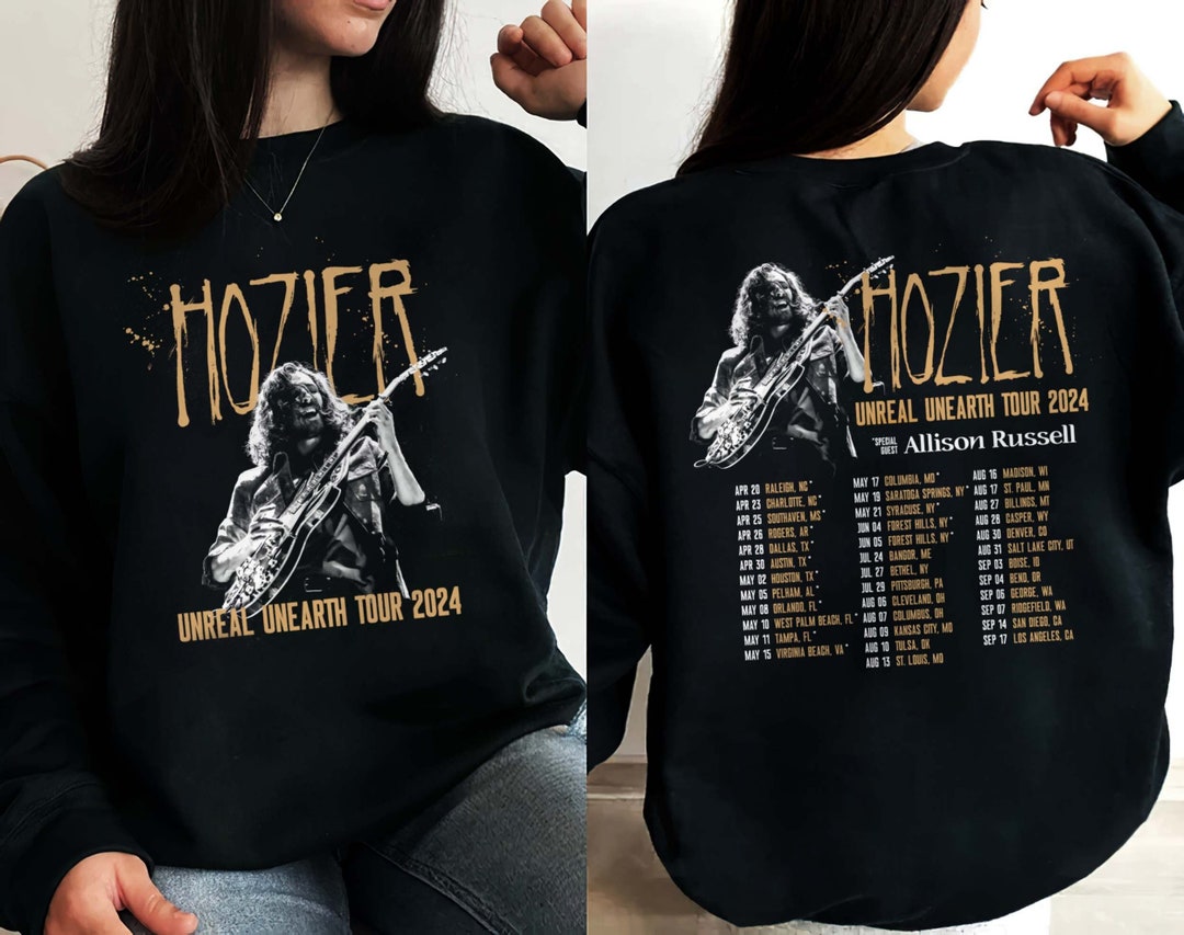 2024 Hozier Tour PNG, Hozier Unreal Unearth Tour 2024 Png, Hozier Tour