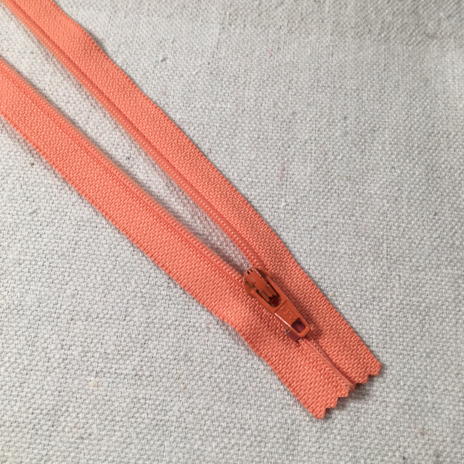 10 Inch Orange Zipper YKK Zipper Plastic Teeth Zipper Etsy