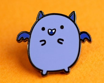 Enamel Pin - Chubby Purple Bat