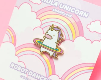 Hula Unicorn Enamel Pin, unicorn accessories, cute enamel pin, kawaii enamel pin, unicorn fashion, unicorn flair, unicorn gifts