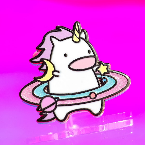 Galaxy Unicorn Enamel Pin, unicorn accessories, cute unicorns, unicorn fashion, unicorn flair, cute unicorn, unicorn hula hoop