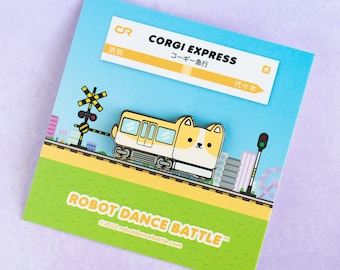 Pin esmaltado - Tren Corgi
