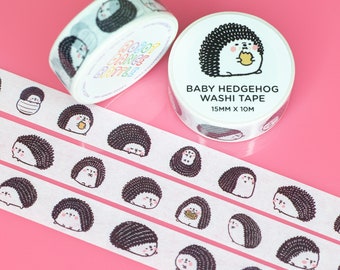 Washi Tape - Baby Hedgehog