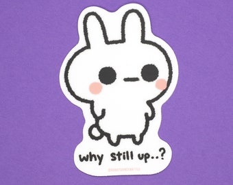 Vinyl Sticker - Wide Awake Bunny