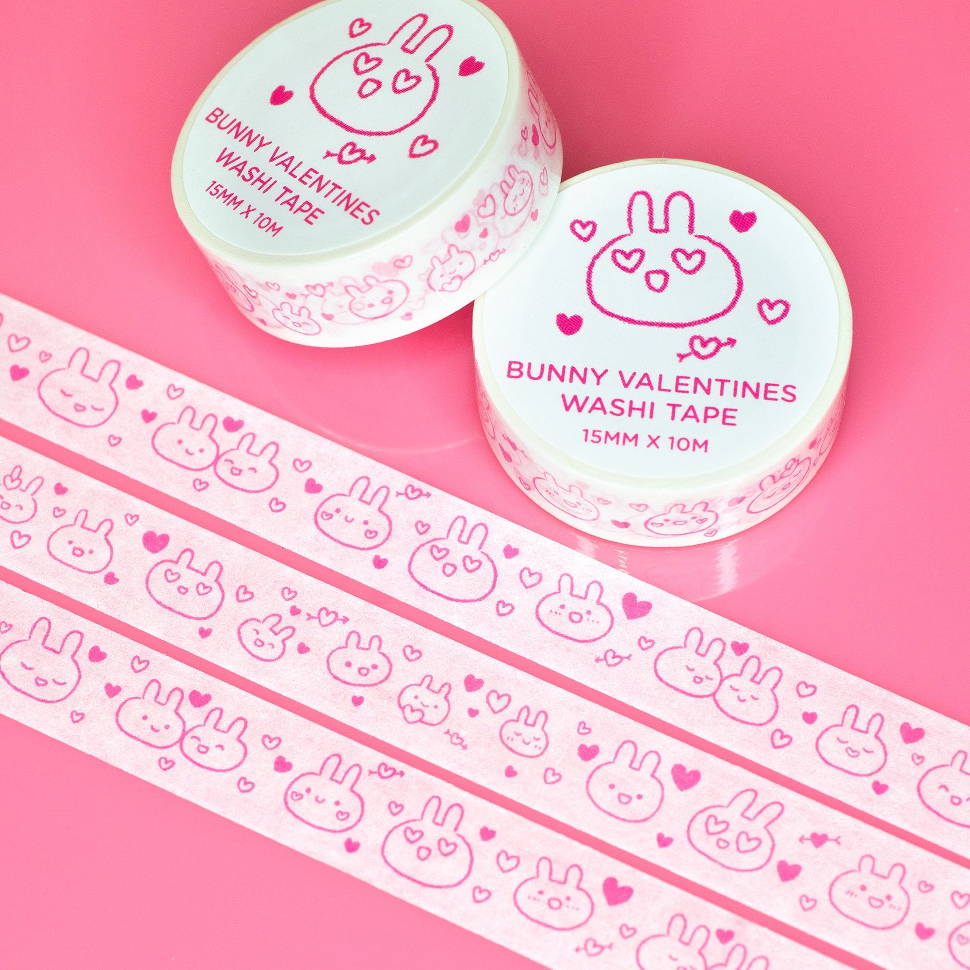 Washi Tape - Bunny Valentines Washi Tape