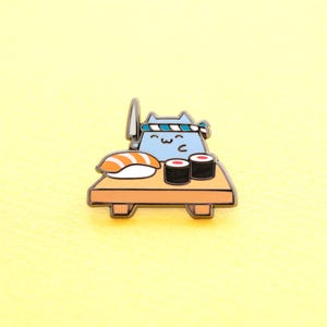 寿司猫エナメルピン