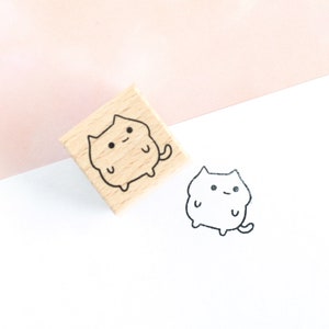 Rubber Stamp - Chunky Cat