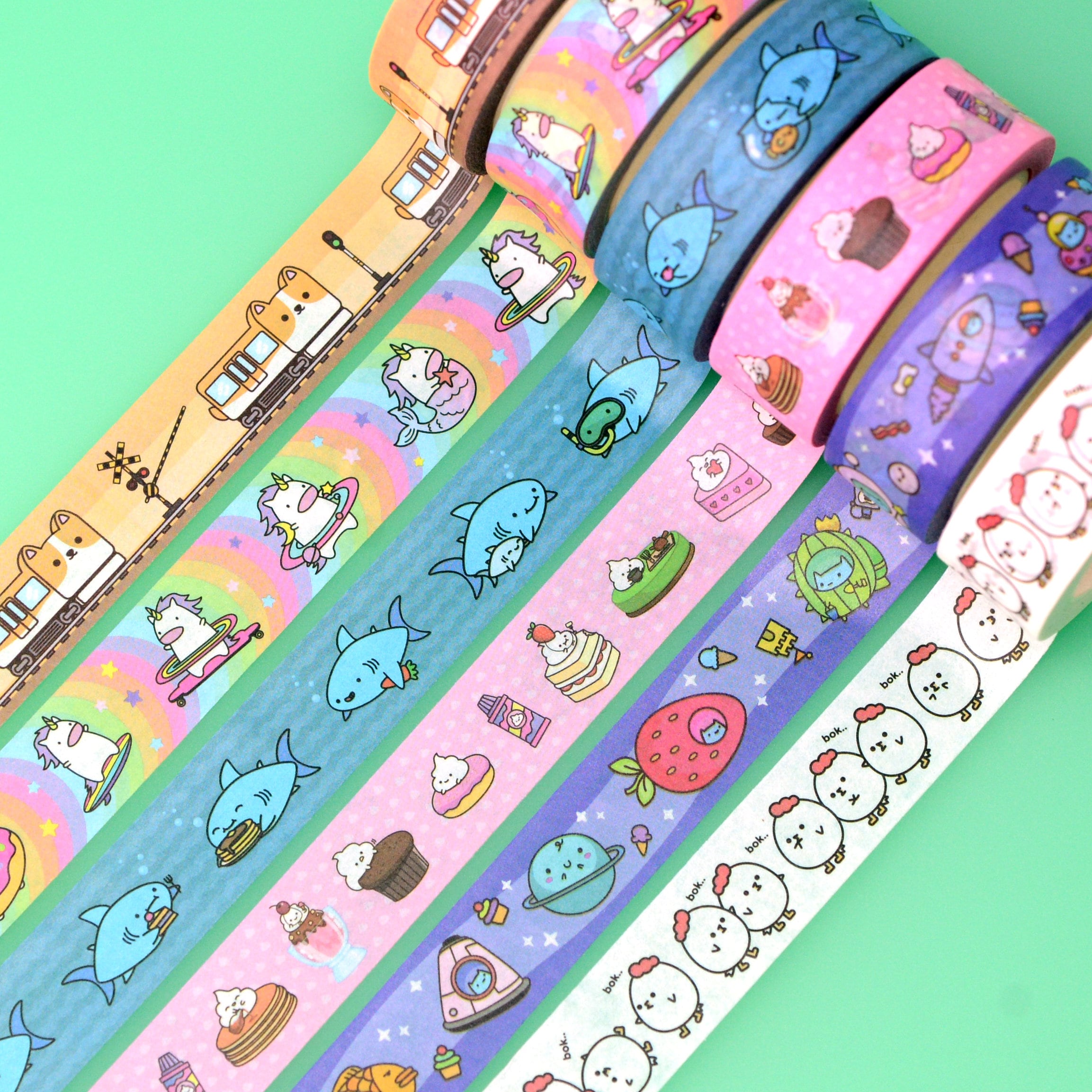 The Cutest Washi Tape Around😍✨🙌 #kawaii #scrapbooking #doodles