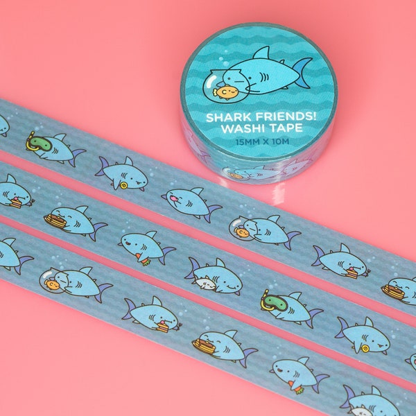 Washi Tape - Shark Friends