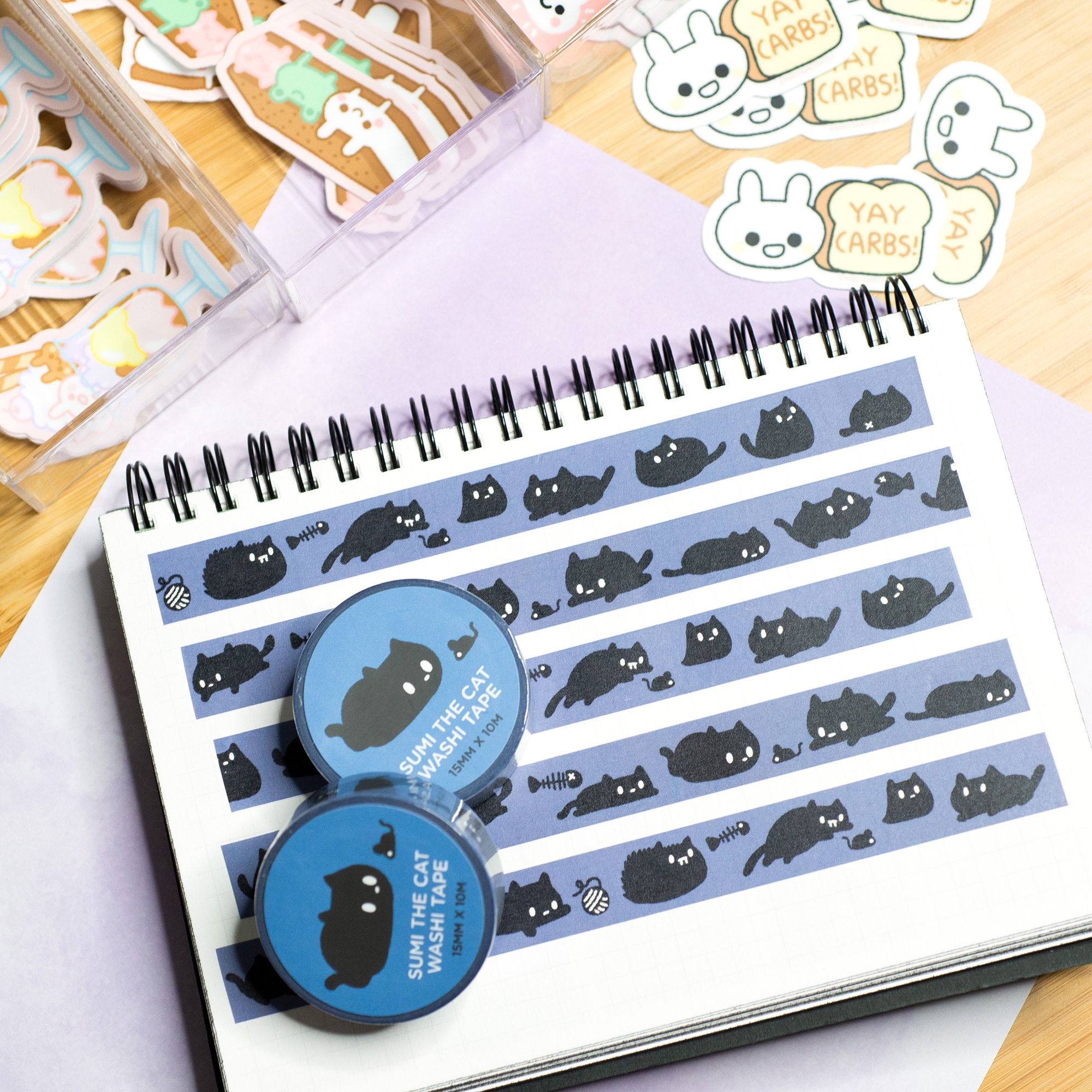 Cute Cupcake Cats Washi Tape — Kimchi Kawaii