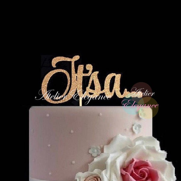 Gender Reveal Cake Topper, It's a... Cake Topper, It's a Boy, It's a Girl, Gender Reveal Party Decorations, Baby Shower Cake Topper, Its a
