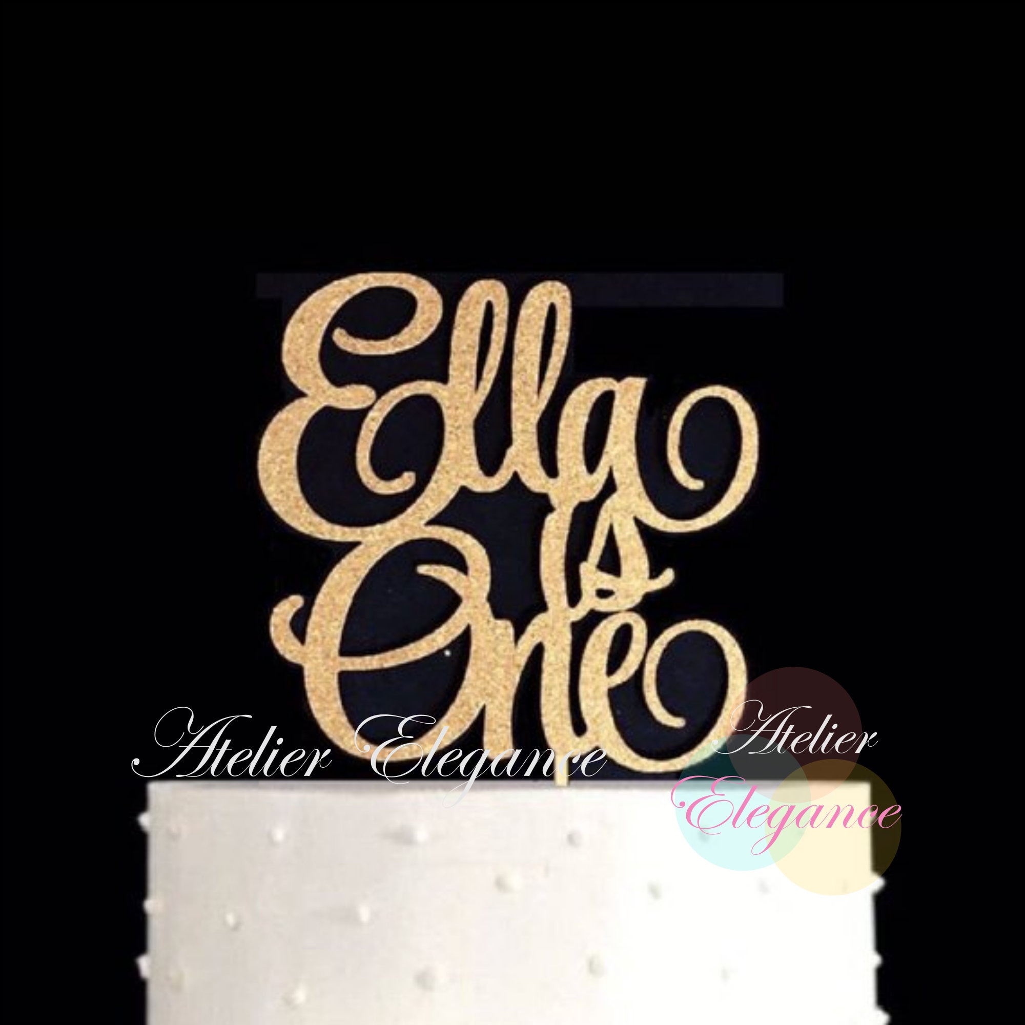 Personalized One Cake Topper First Birthday Cake Topper One Etsy Canada