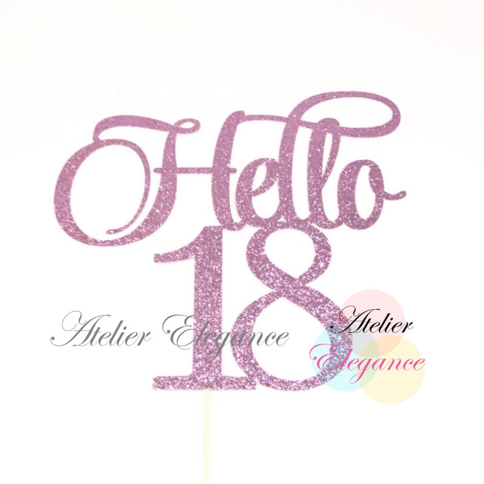 Hello 18 Cake Topper 18th Birthday Cake Topper 18th Birthday - Etsy Canada