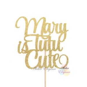 Any Name, Tutu Cute Cake Topper, 2 Cake Topper, Two Cake Topper, 2nd Birthday Cake Topper, Custom Name Two Cake Topper, Two Birthday Topper
