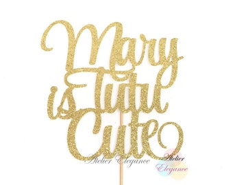 Any Name, Tutu Cute Cake Topper, 2 Cake Topper, Two Cake Topper, 2nd Birthday Cake Topper, Custom Name Two Cake Topper, Two Birthday Topper