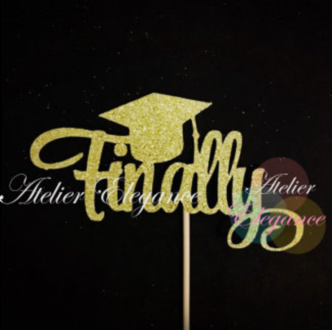 Finally Cake Topper, Graduation Cake Topper, Congrats Grad Cake Topper ...