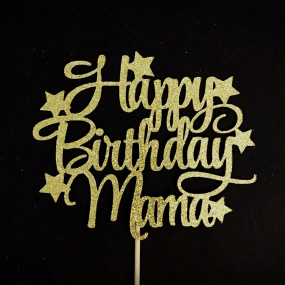 Download Calligraphy Happy Birthday Mama Banner - Johanna Stake
