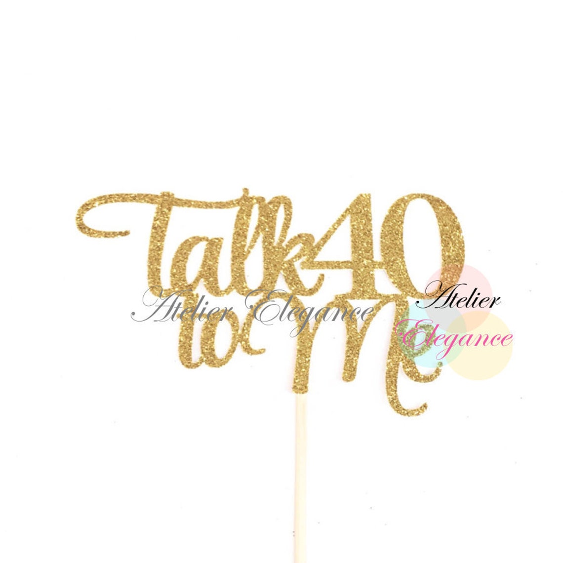 Talk 40 to Me Cake Topper 40th Birthday Cake Topper 40th - Etsy Canada