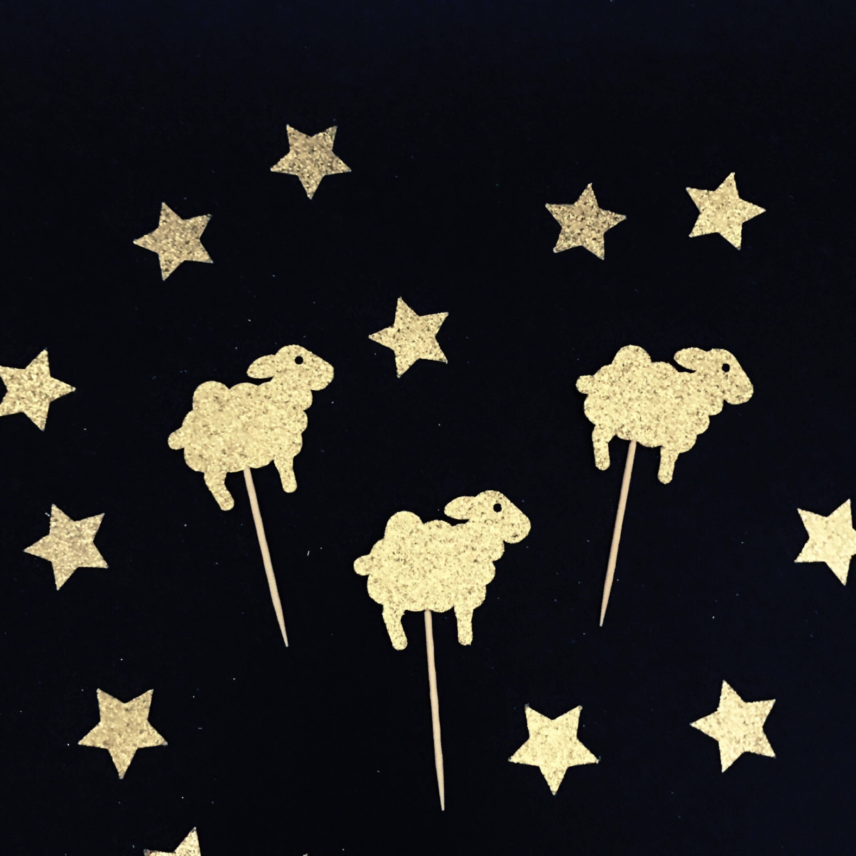 Lamb Cupcake Topper Little Sheep Cupcake Topper Lamb Baby Etsy