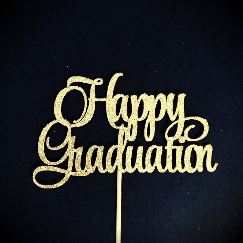 Happy Graduation Cake Topper Graduation Cake Topper Happy