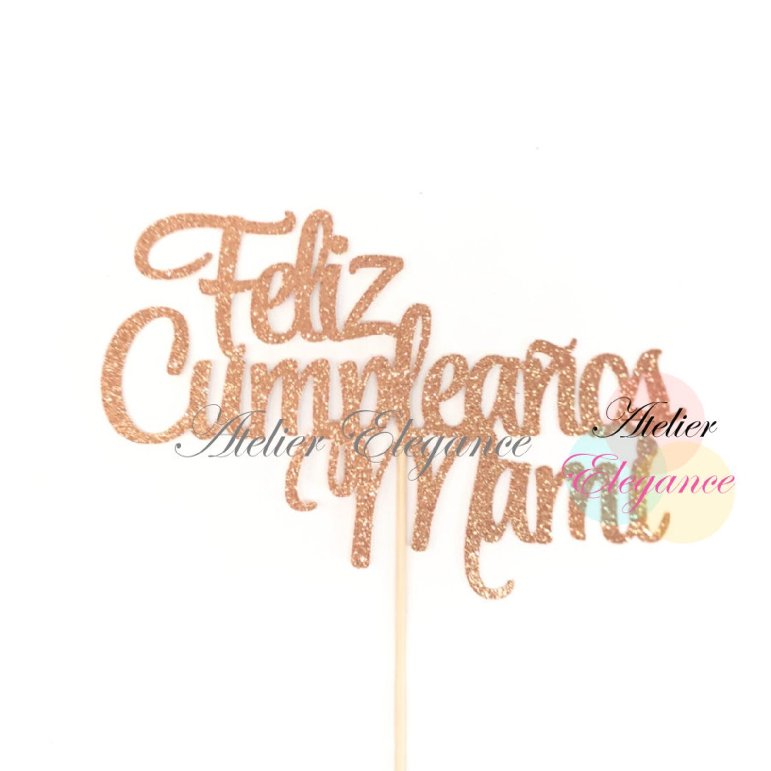 Happy Birthday Mom Cake Topper Feliz Cumplea os Mami Cake Etsy