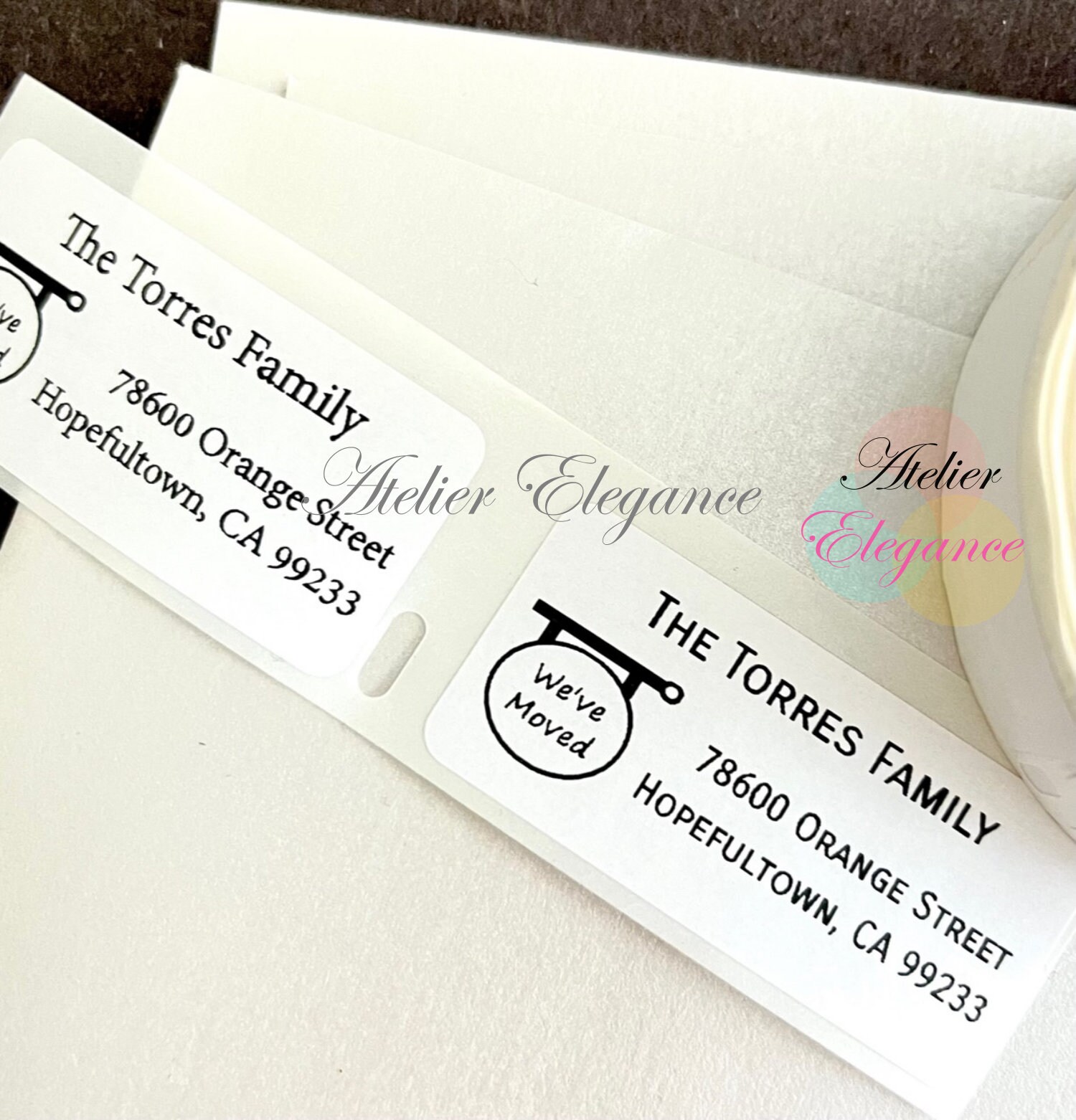 New Address Label, We've Moved Labels, Return Address Label, Envelope ...