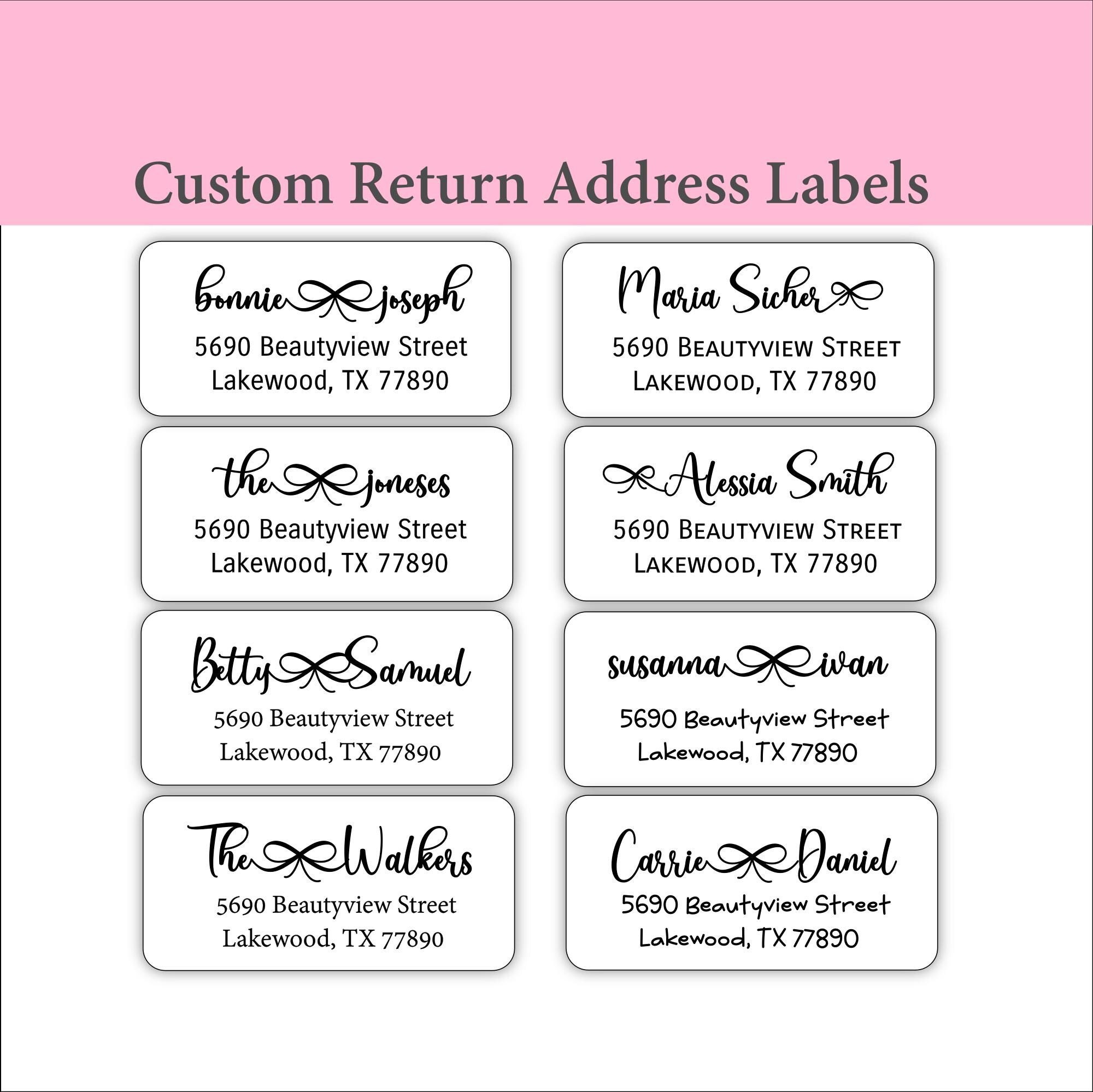 Creating Address Labels For Family Address Label, Envelope Labels, Return Address Label, Family Address ...