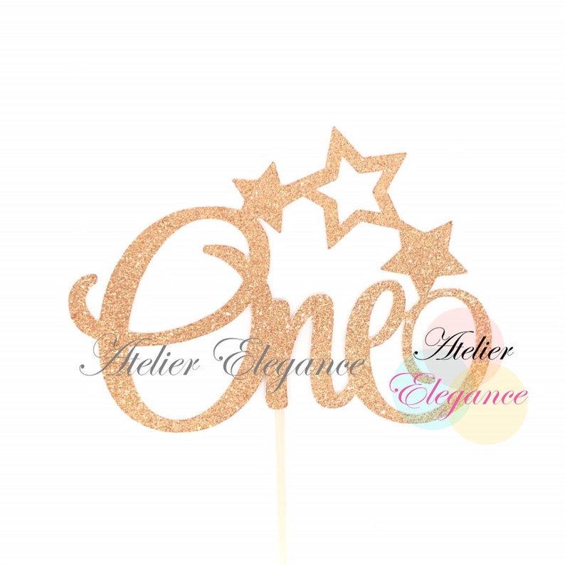 One Cake Topper, Twinkle Twinkle Little Star Cake Topper, 1 Cake Topper ...