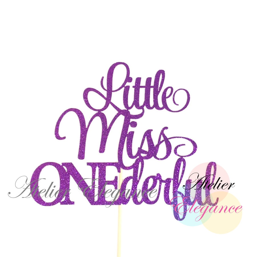 Little Miss Onederful Cake Topper 1st Birthday Cake Topper 1 - Etsy ...