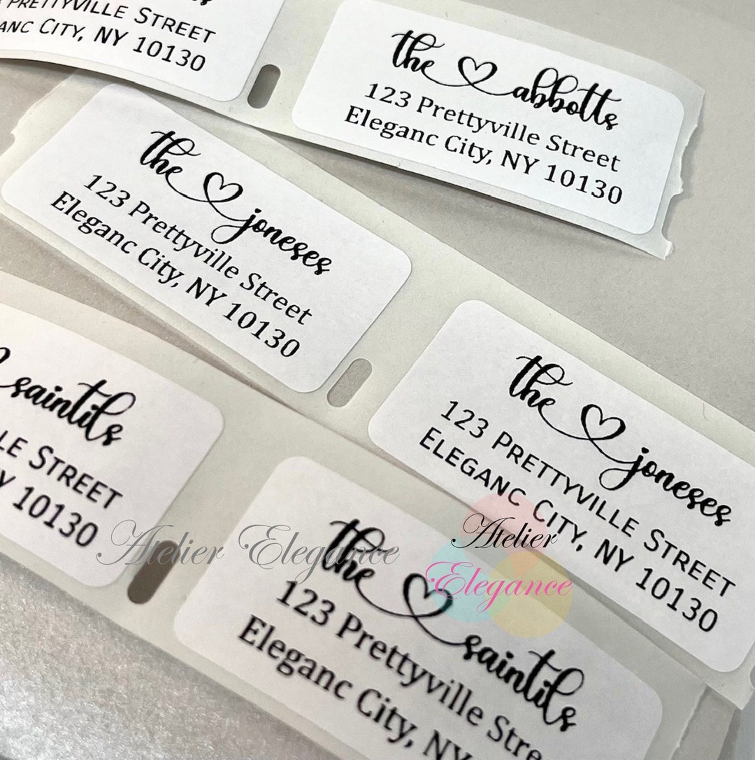 Address Label, Envelope Labels, Return Address Label, Family Address Label, Custom Label