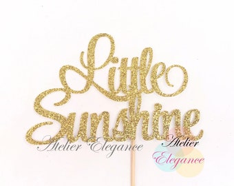 Little Sunshine Cake Topper, Sun Cake Topper, Sunshine Birthday Cake Topper, You are My Sunshine Topper, Sunshine Baby Shower Cake Topper