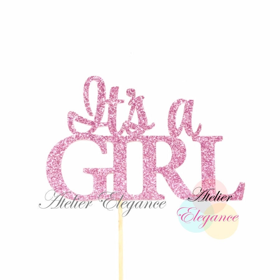 Its a Girl Cake Topper Baby Shower Cake Topper Baby Girl - Etsy Canada