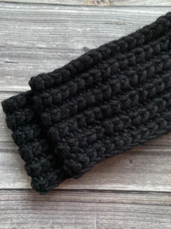 Sciarpa Unisex in Natural Soft - Nero