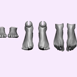3D モデル フィート ドール Bjd 球体関節人形 by Juliya Nechaeva|アートドール |コレクター人形 |ギフト |球体関節人形