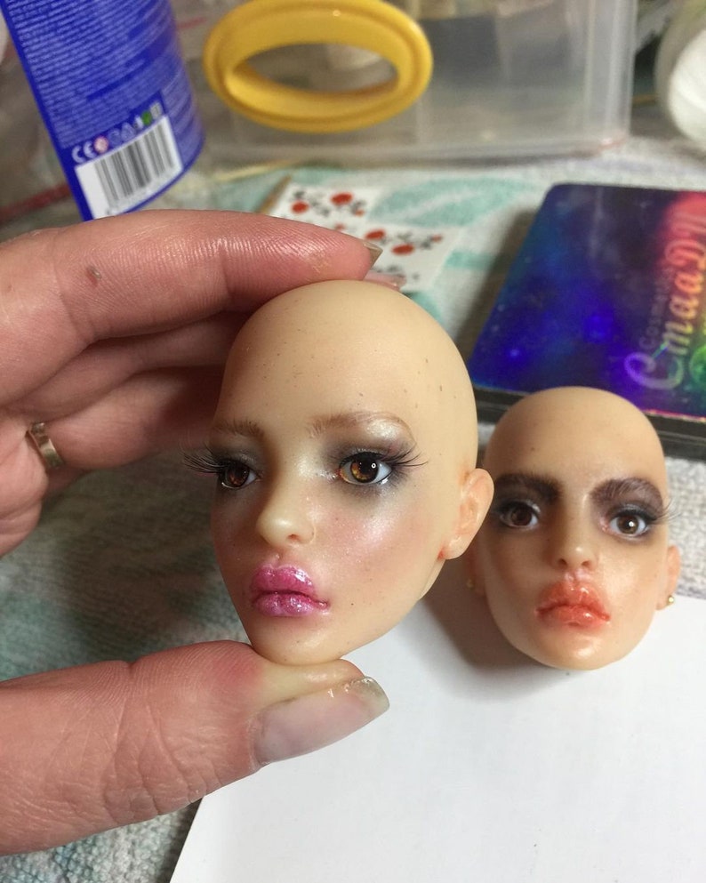 3D Model Head Doll Bjd Ball Jointed Doll by Juliya Nechaeva Art Doll