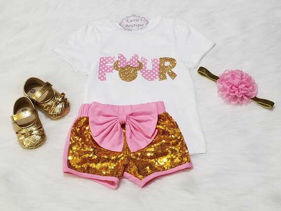 minnie mouse 4th birthday outfit