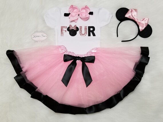 minnie mouse 4th birthday outfit