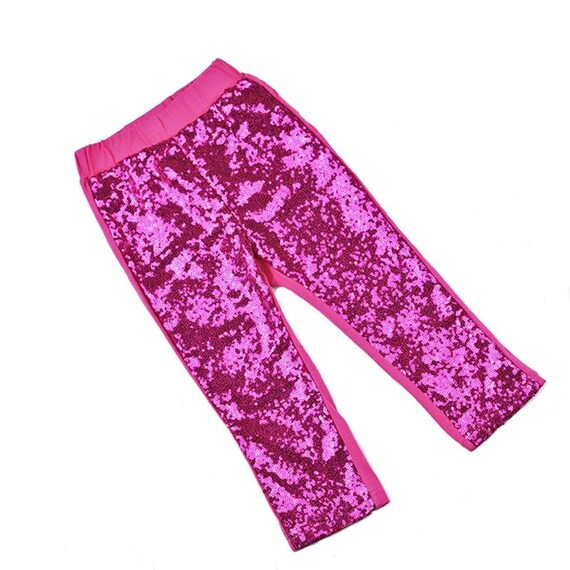 hot pink sequin pants