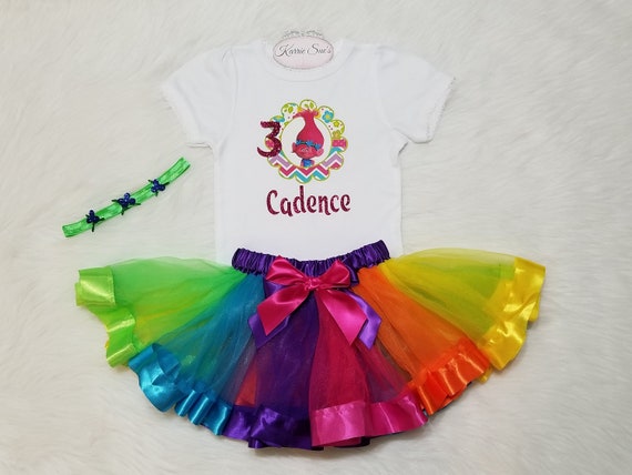 trolls 3rd birthday outfit