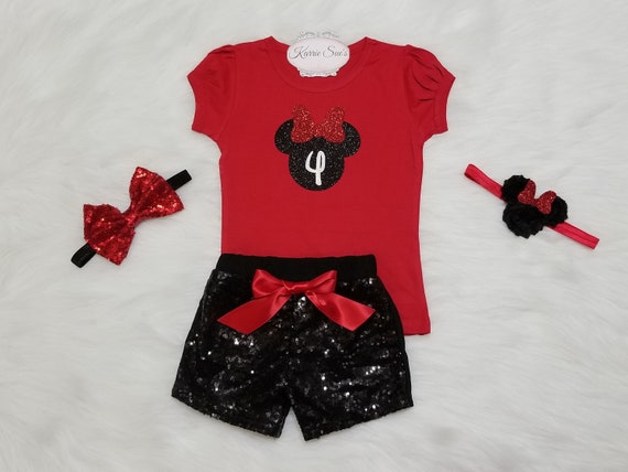 minnie mouse 4th birthday outfit