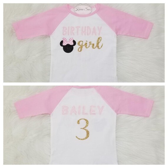 minnie mouse 3rd birthday shirt