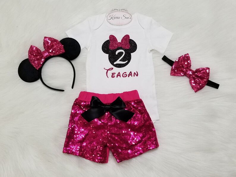 minnie mouse 2nd birthday outfit