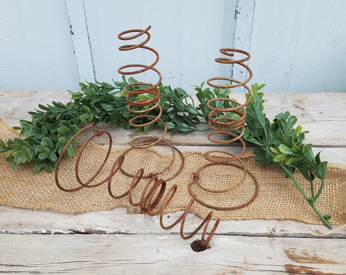 Set of 3 Rusty Bed Springs Antique Bed Springs for Crafts Etsy