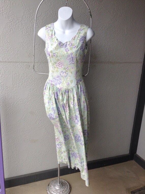 Vintage Laura Ashley full skirt dress