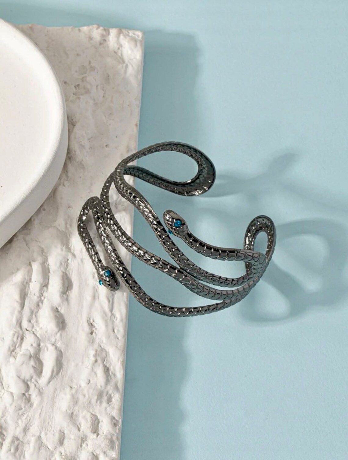 Snake Bracelet Black Snake Bracelet Snake Jewelry Snake Etsy