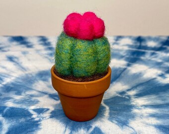 Mini Felt Cactus, Tiny Fake Plant, Cactus Pin Cushion