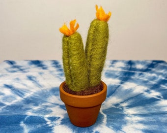 Mini Felt Cactus, Tiny Fake Plant, Cactus Pin Cushion